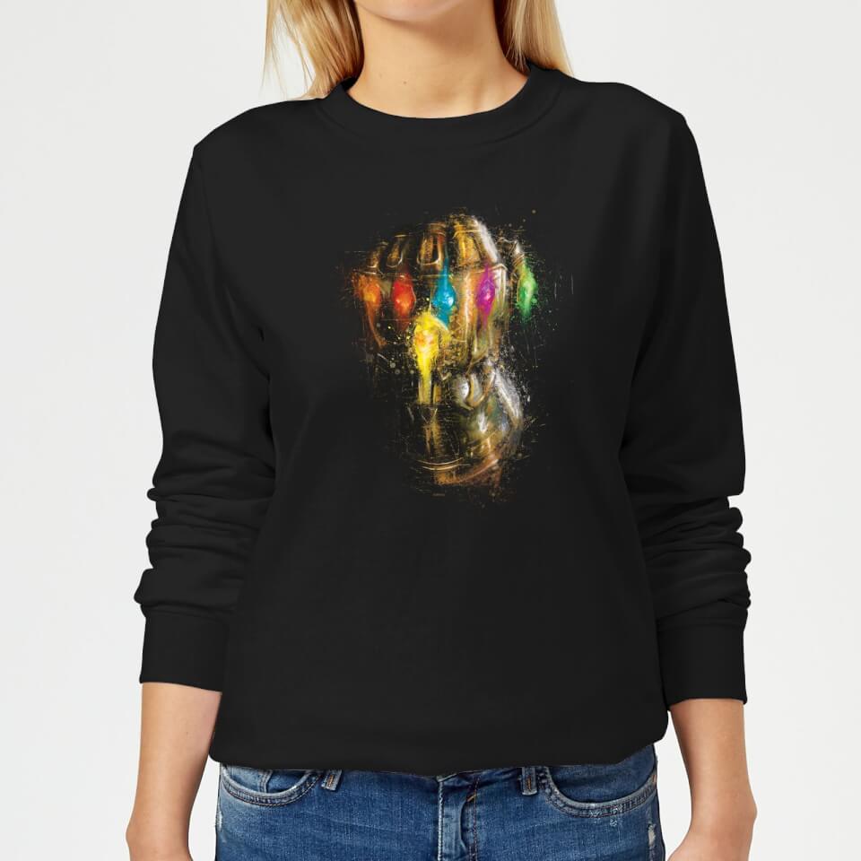 Avengers Endgame Infinity Gauntlet Warlord Women's Sweatshirt - Black