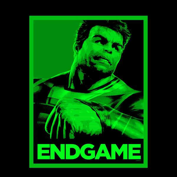 Avengers Endgame Hulk Poster Hoodie - Black 0