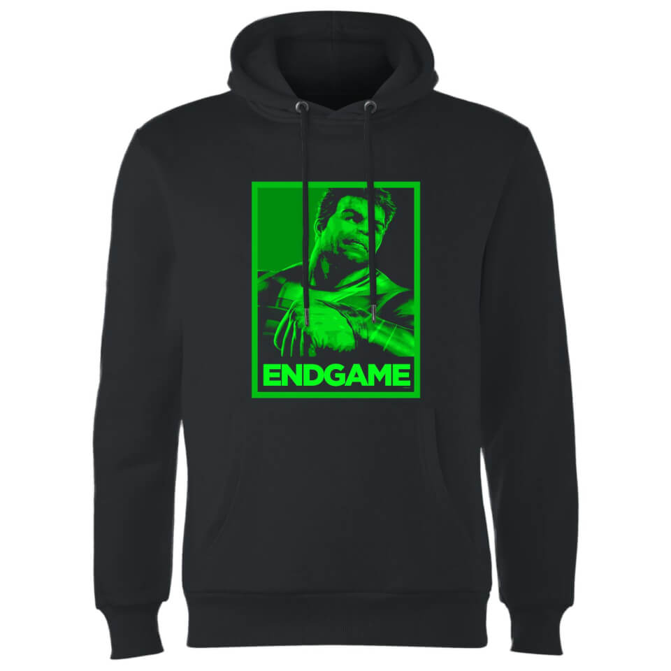 Avengers Endgame Hulk Poster Hoodie - Black 2