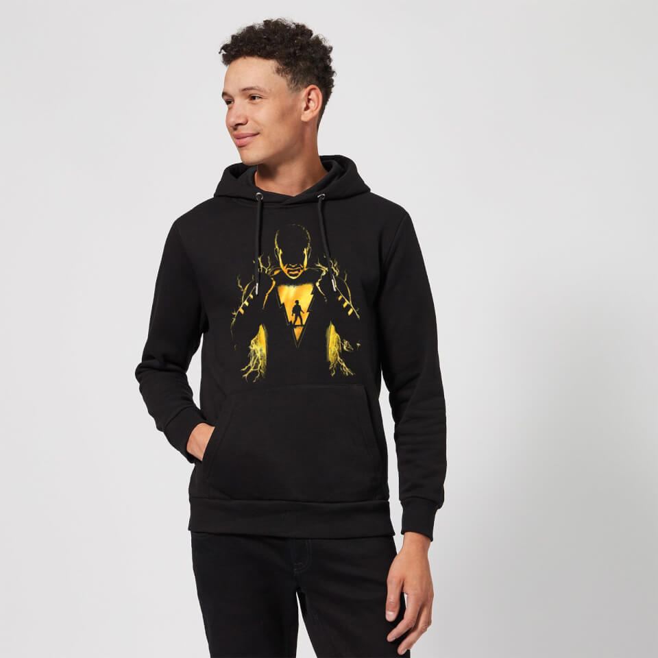 Shazam Lightning Silhouette Hoodie - Black 1