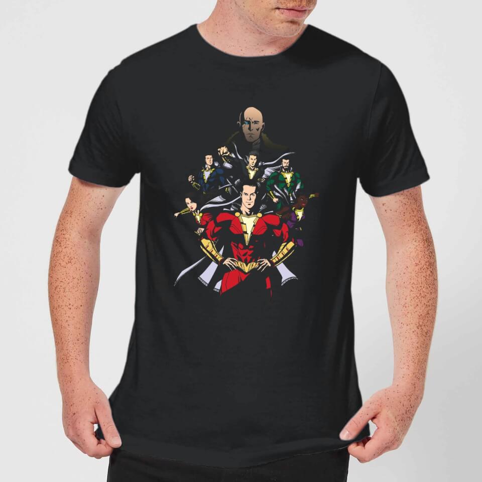Shazam Team Up Men's T-Shirt - Black