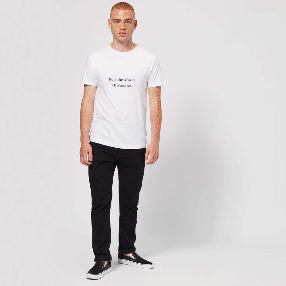 Lanre Retro Don't Be Afraid Of Success Men's T-Shirt - White 1