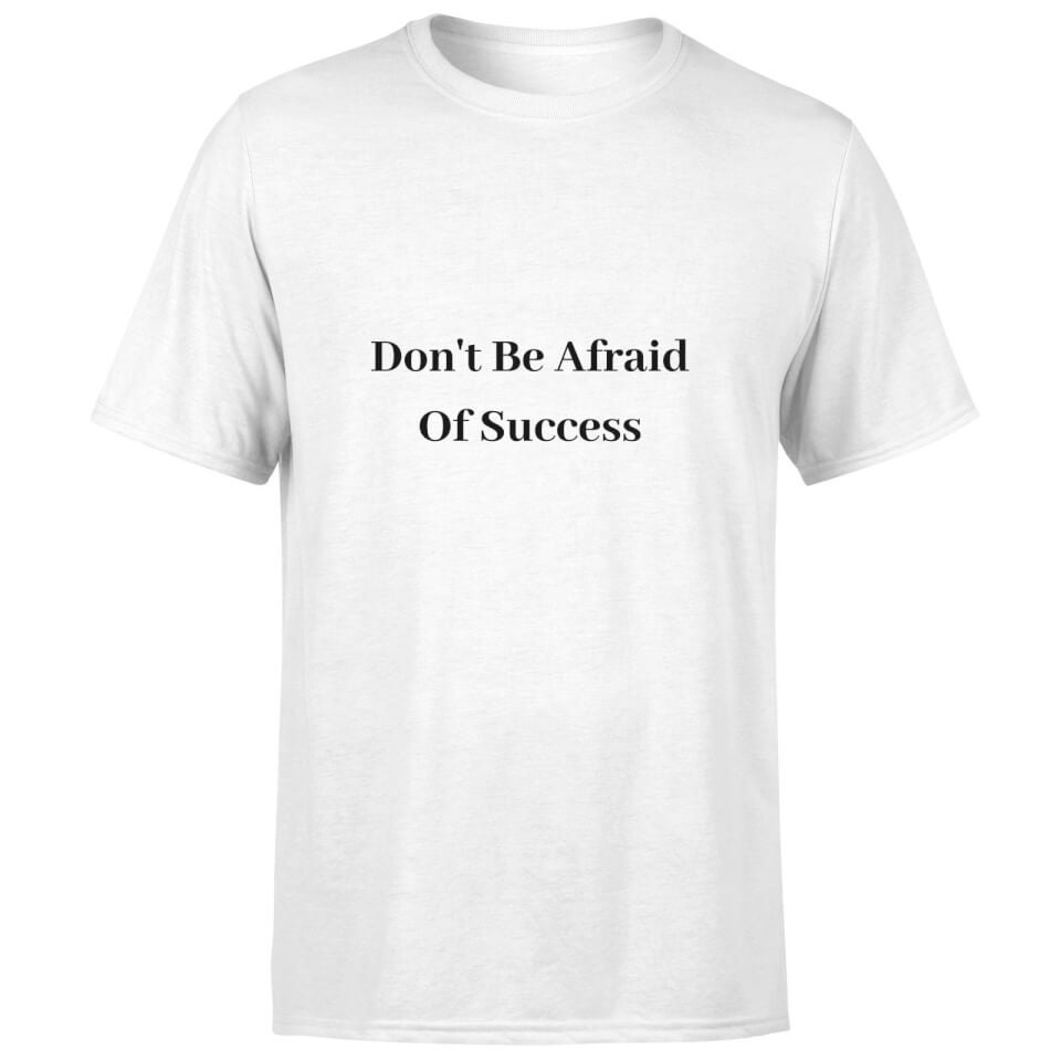 Lanre Retro Don't Be Afraid Of Success Men's T-Shirt - White 3
