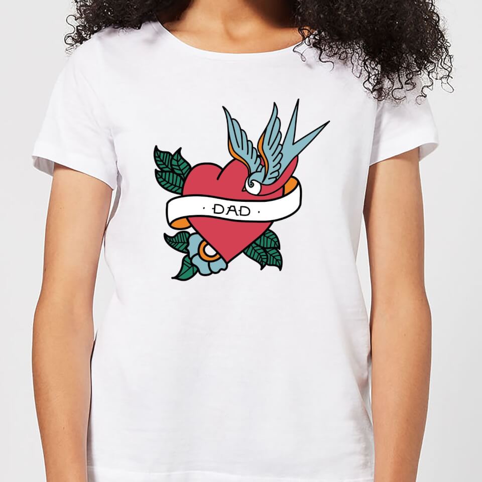 Dad Heart Women's T-Shirt - White
