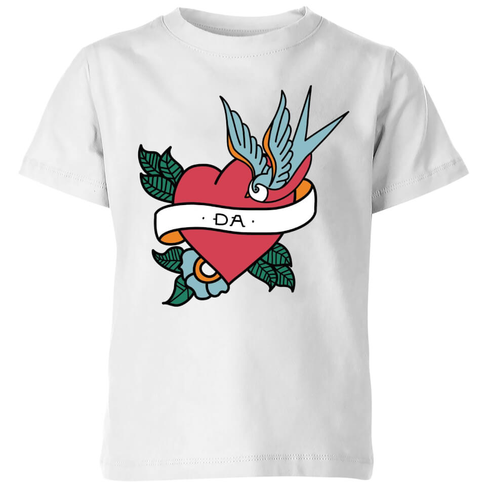 Da Heart Kids' T-Shirt - White