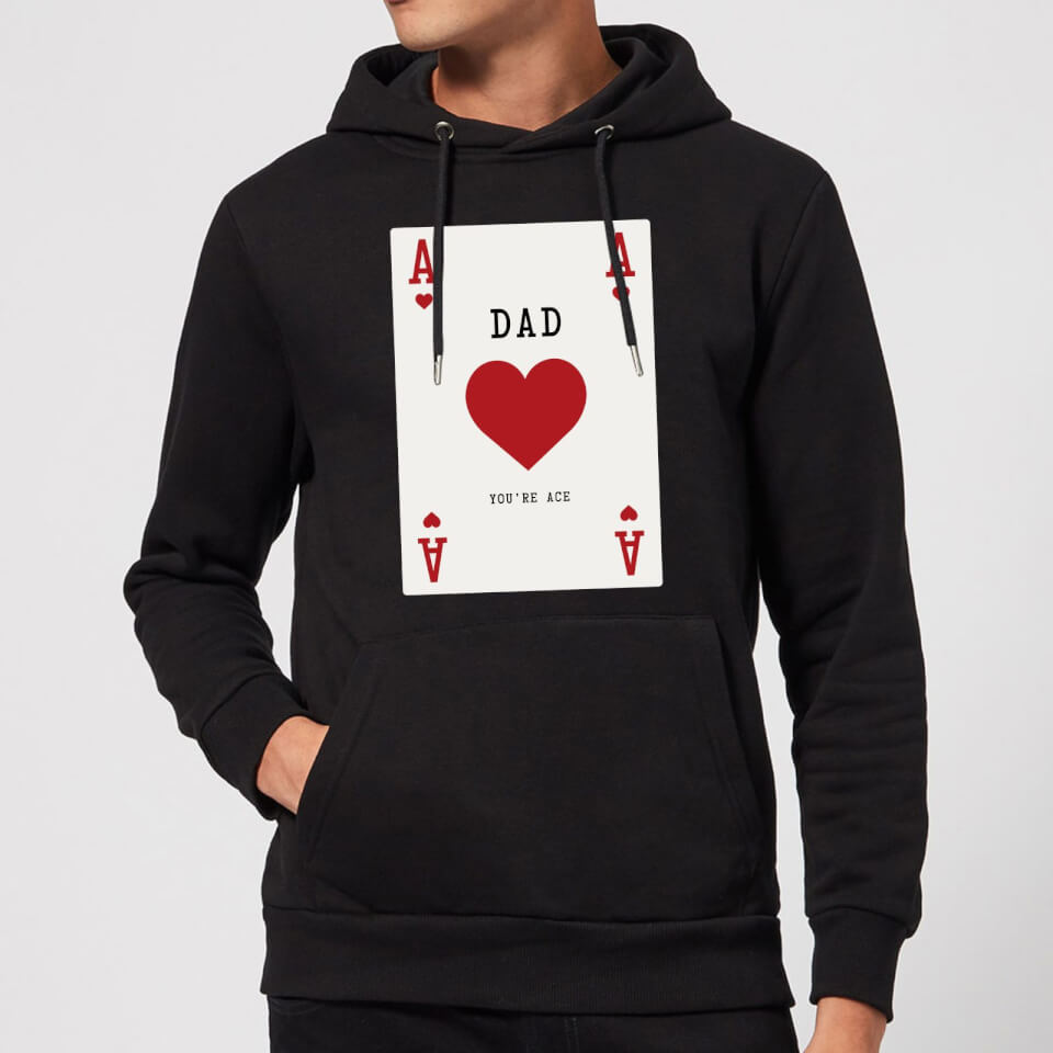 Dad You're Ace Hoodie - Black