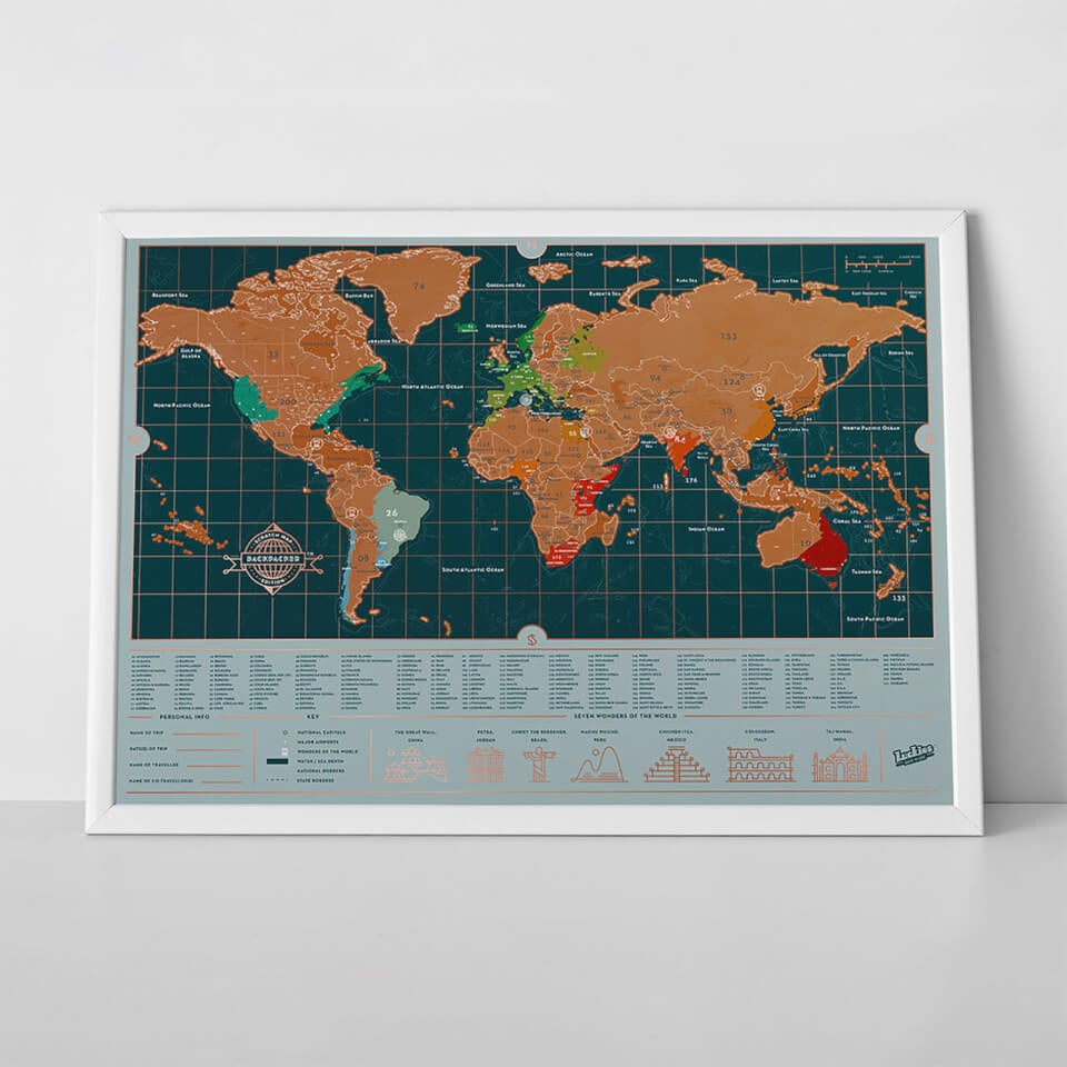 Scratch Map Backpacker Edition