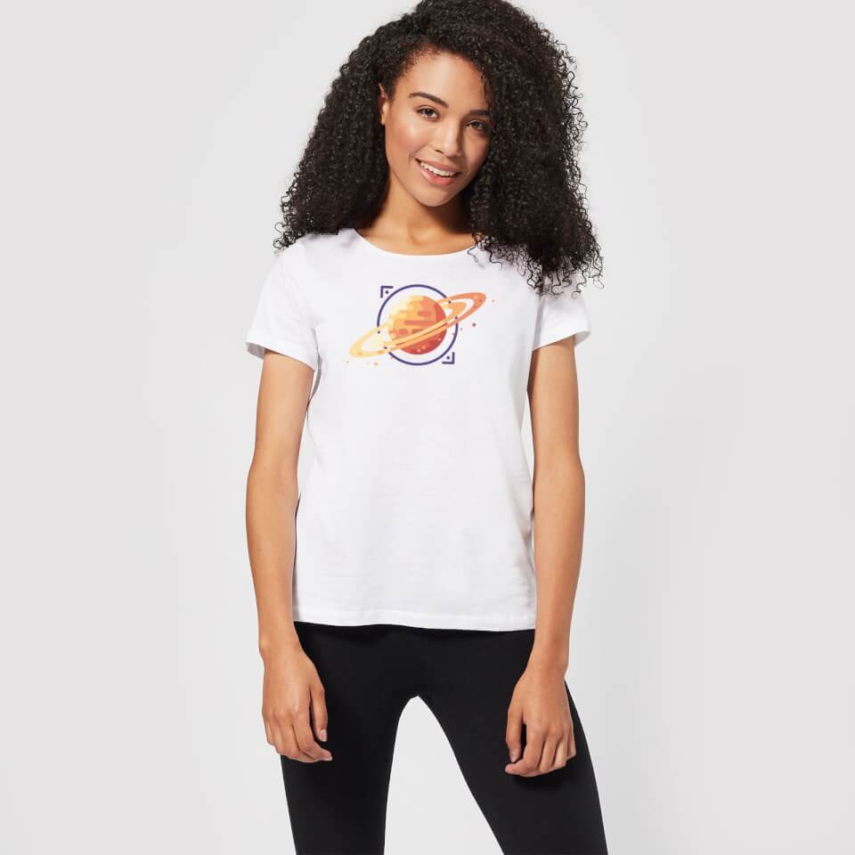 Saturn Women's T-Shirt - White 1