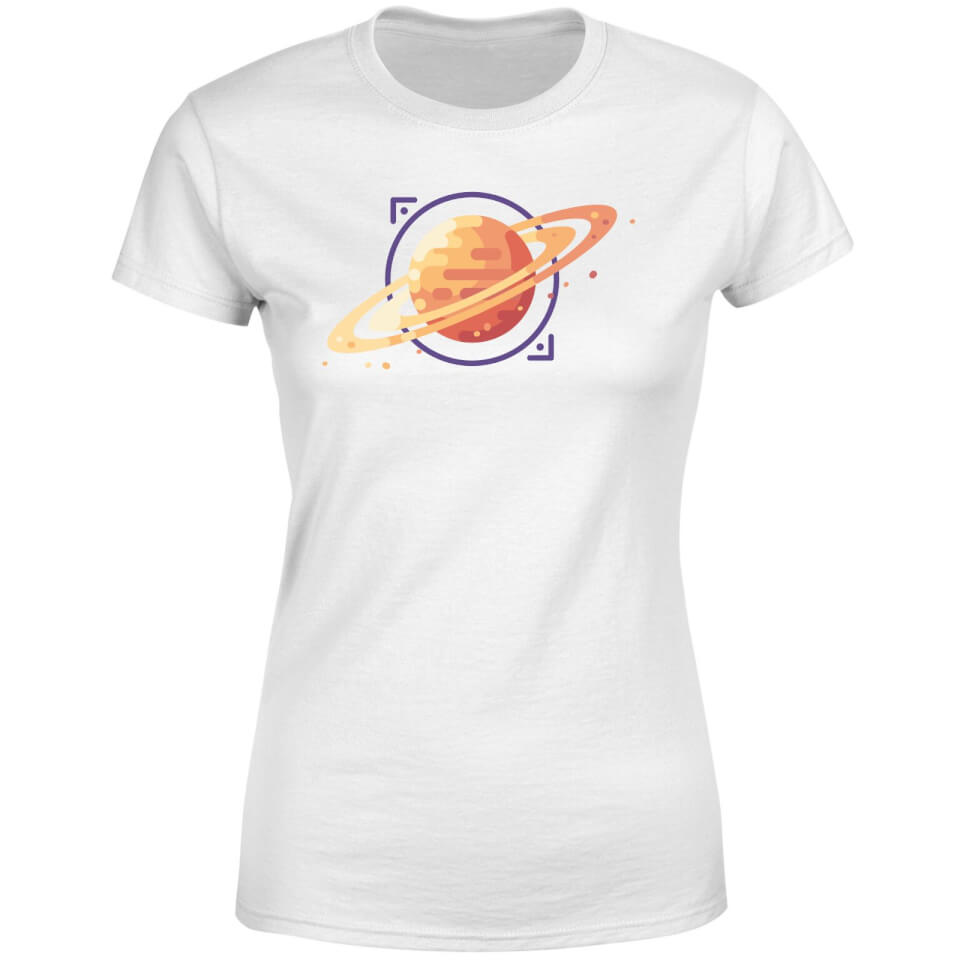 Saturn Women's T-Shirt - White 3