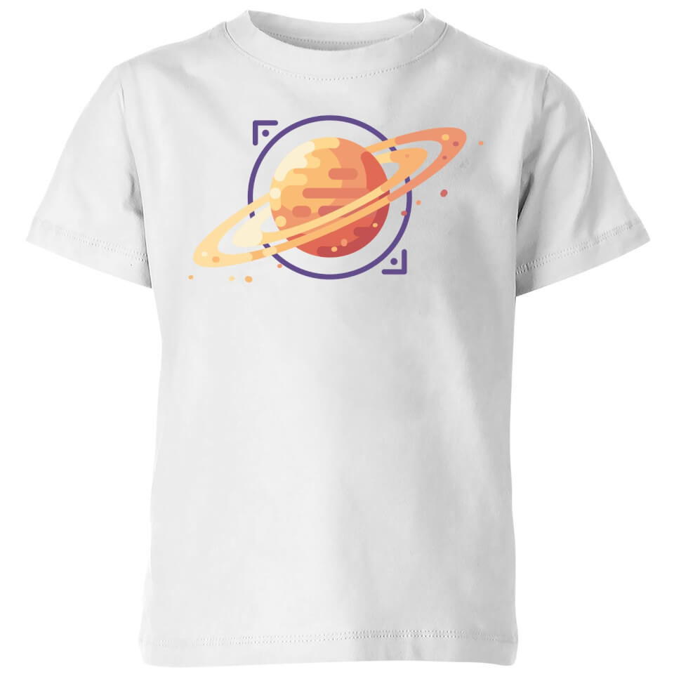 Saturn Kids' T-Shirt - White