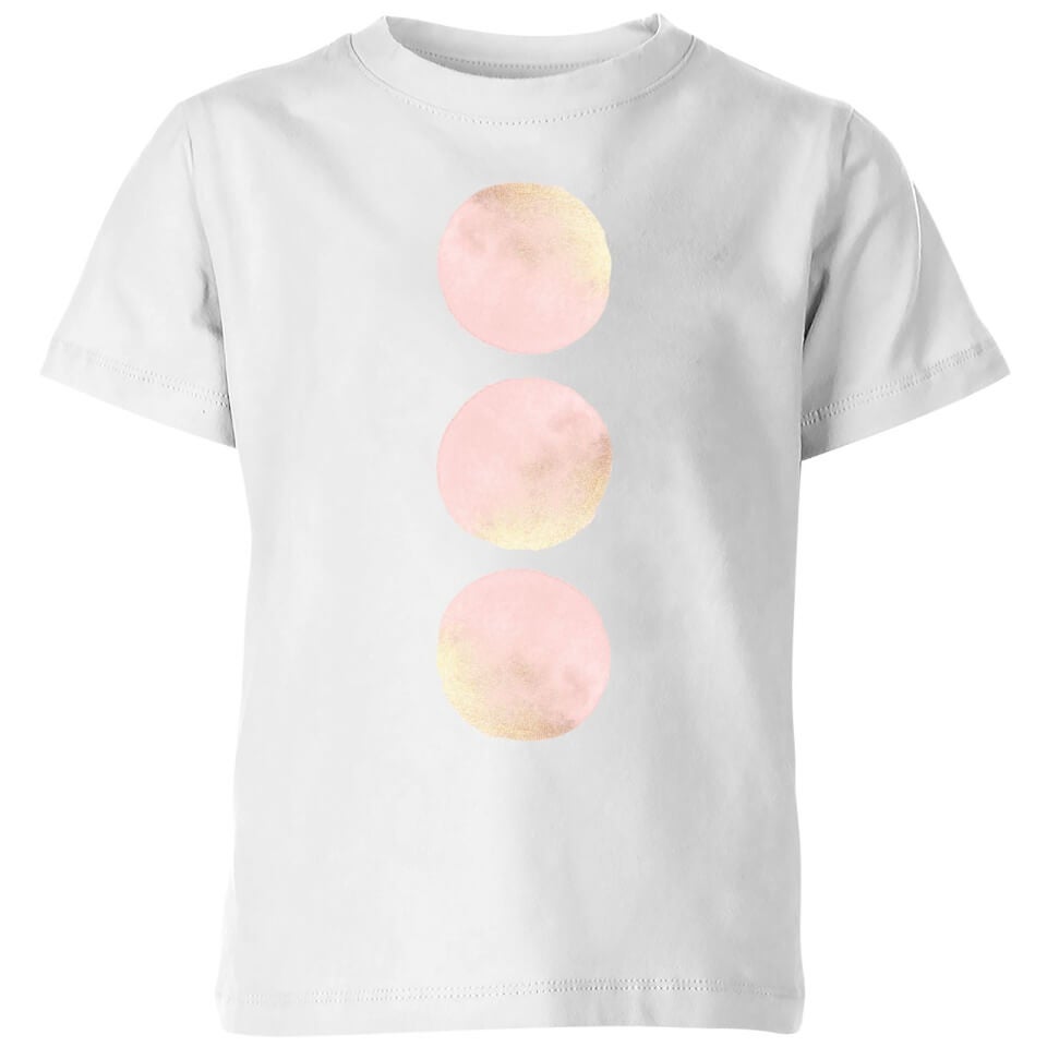 Three Moons Kids' T-Shirt - White