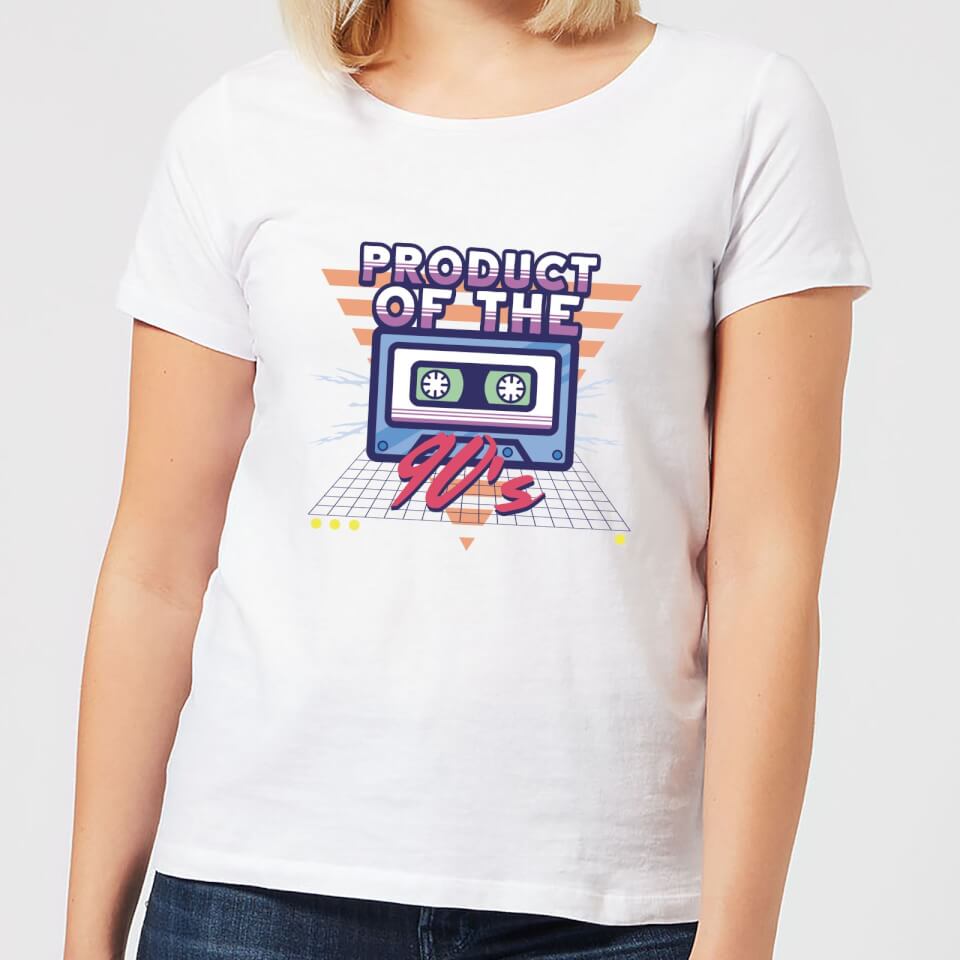 Product Of The 90's Cassette Tape Women's T-Shirt - White
