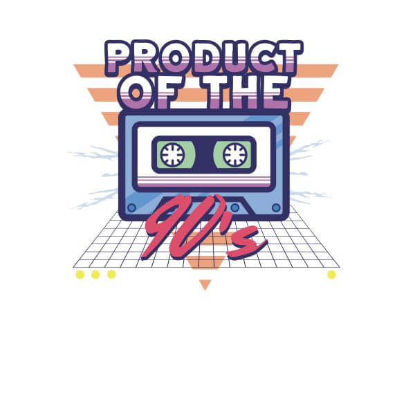 Product Of The 90's Cassette Tape Women's T-Shirt - White 0