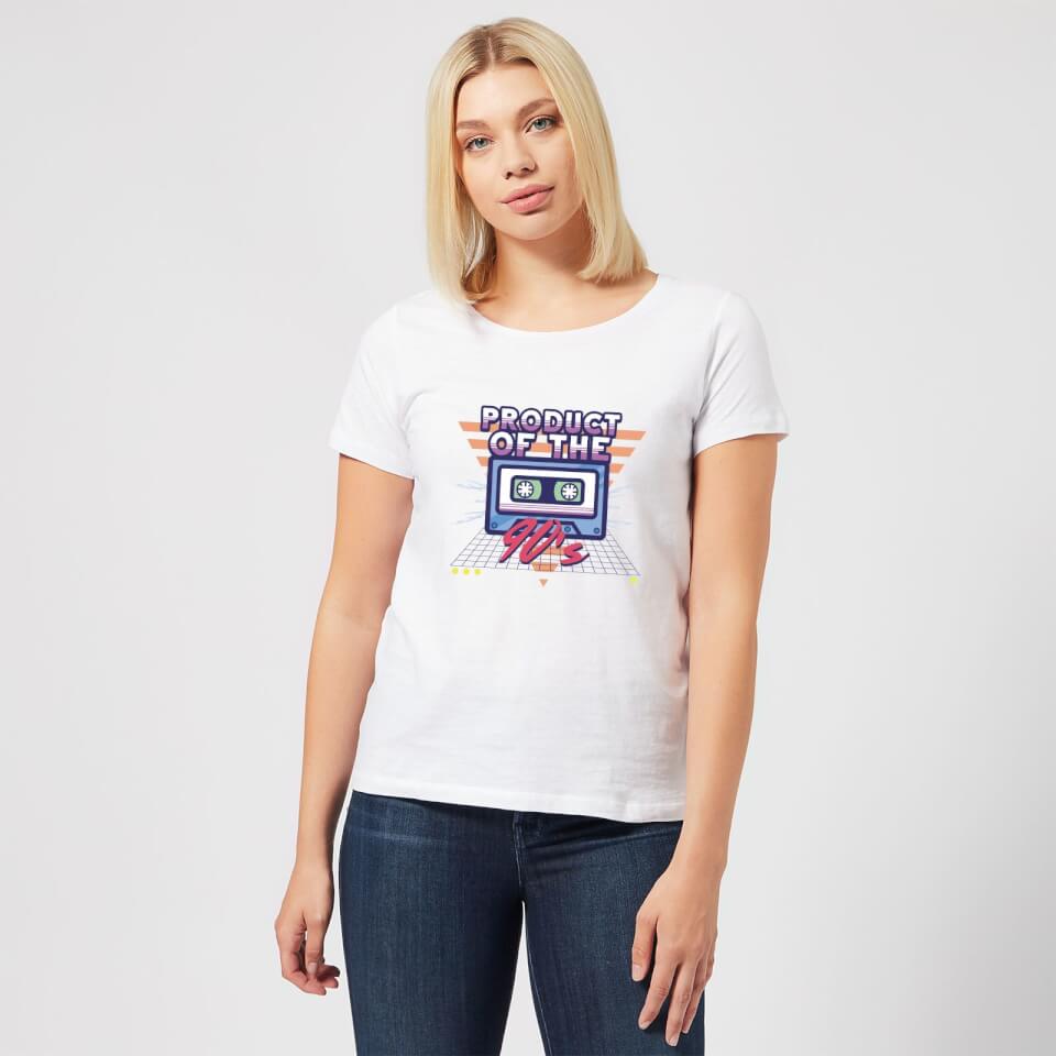 Product Of The 90's Cassette Tape Women's T-Shirt - White 1