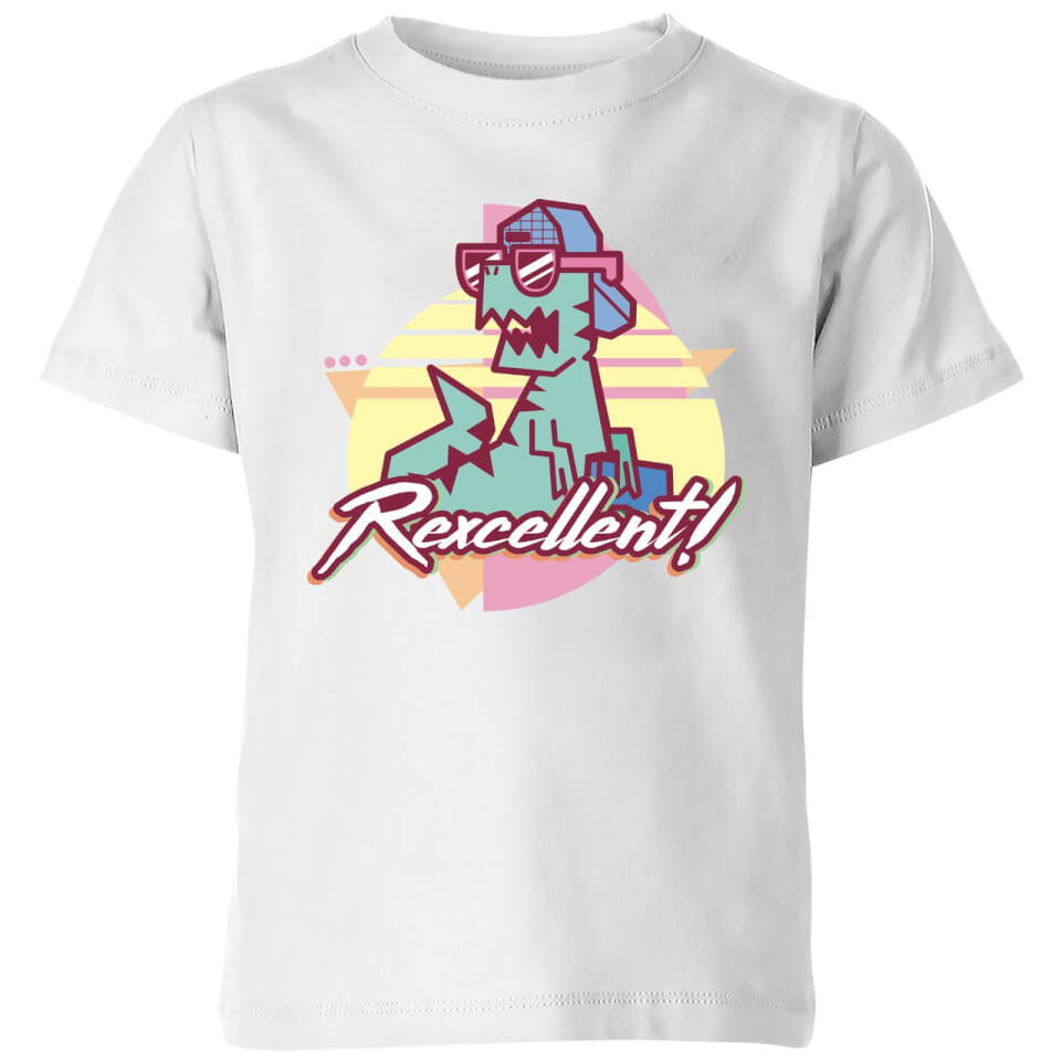 Rexecellent! Kids' T-Shirt - White