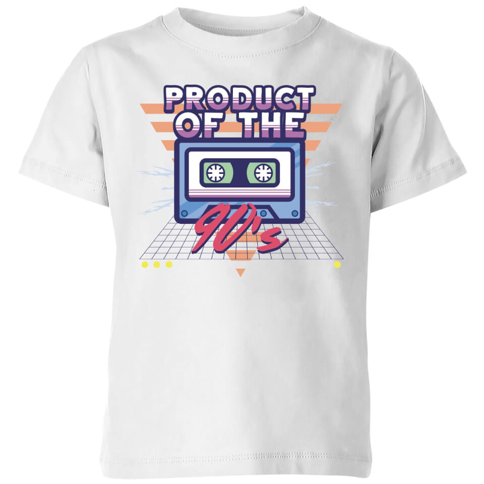 Product Of The 90's Cassette Tape Kids' T-Shirt - White