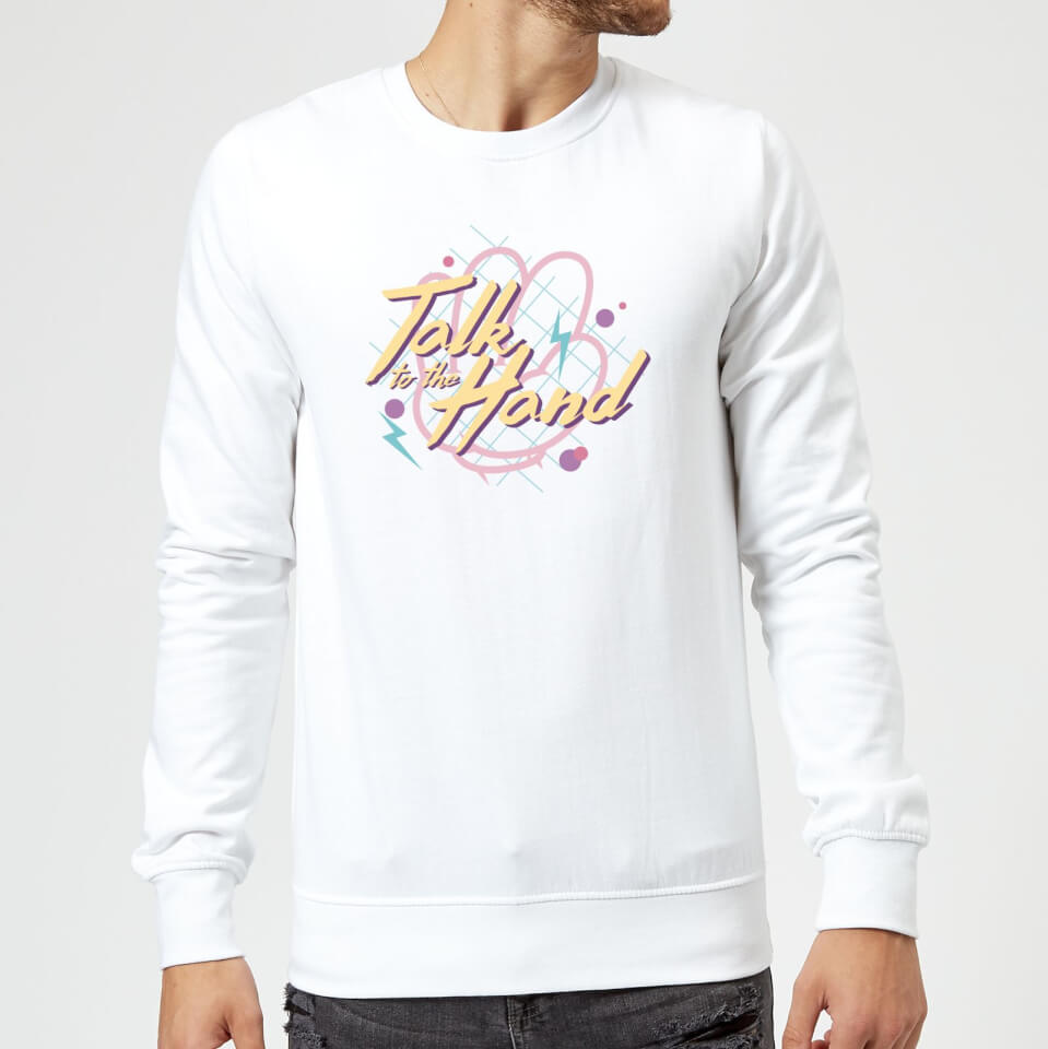 Talk To The Hand Sweatshirt - White