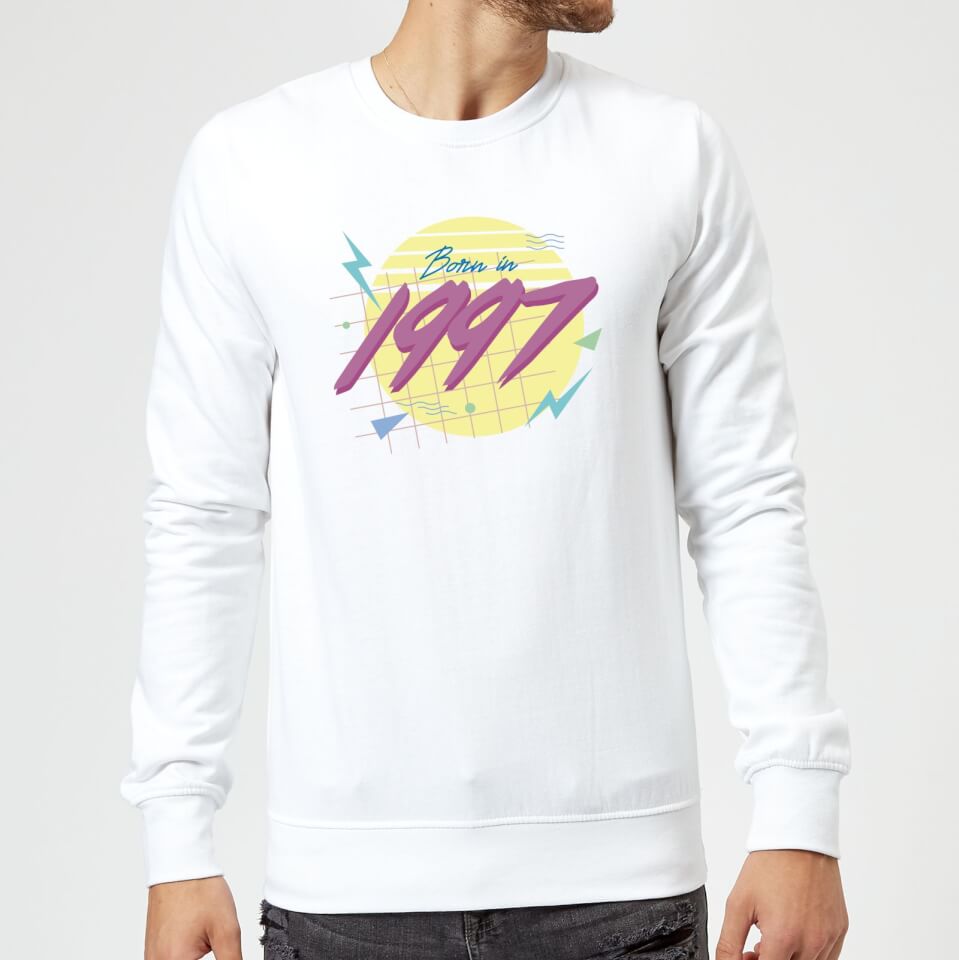Born In 1997 Sweatshirt - White