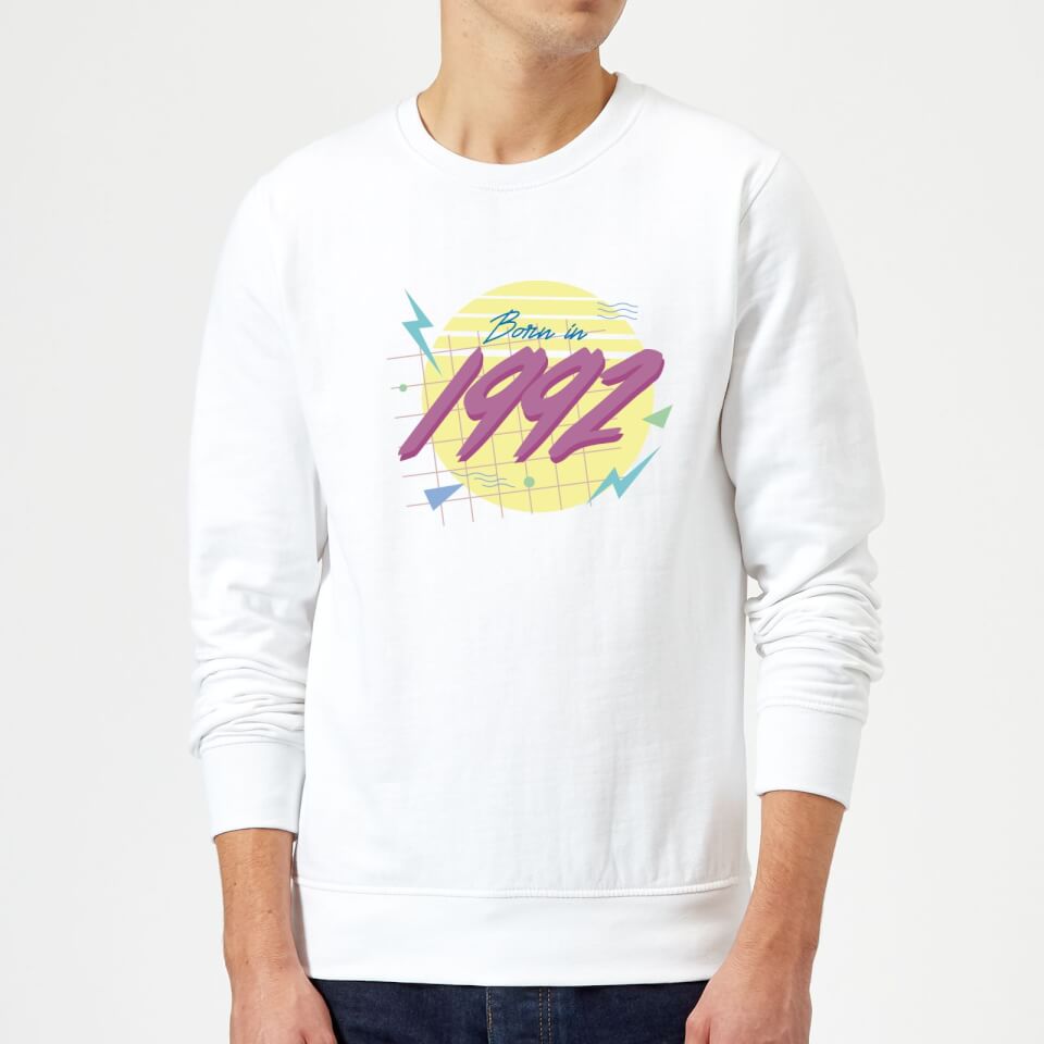 Born In 1992 Sweatshirt - White