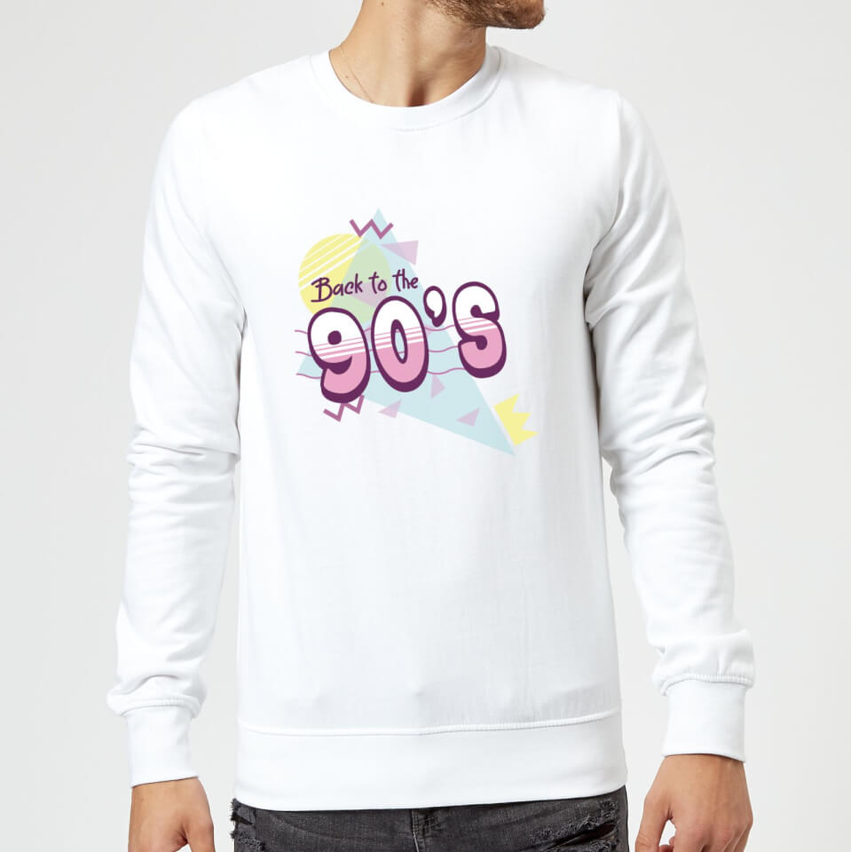 Back To The 90's Sweatshirt - White
