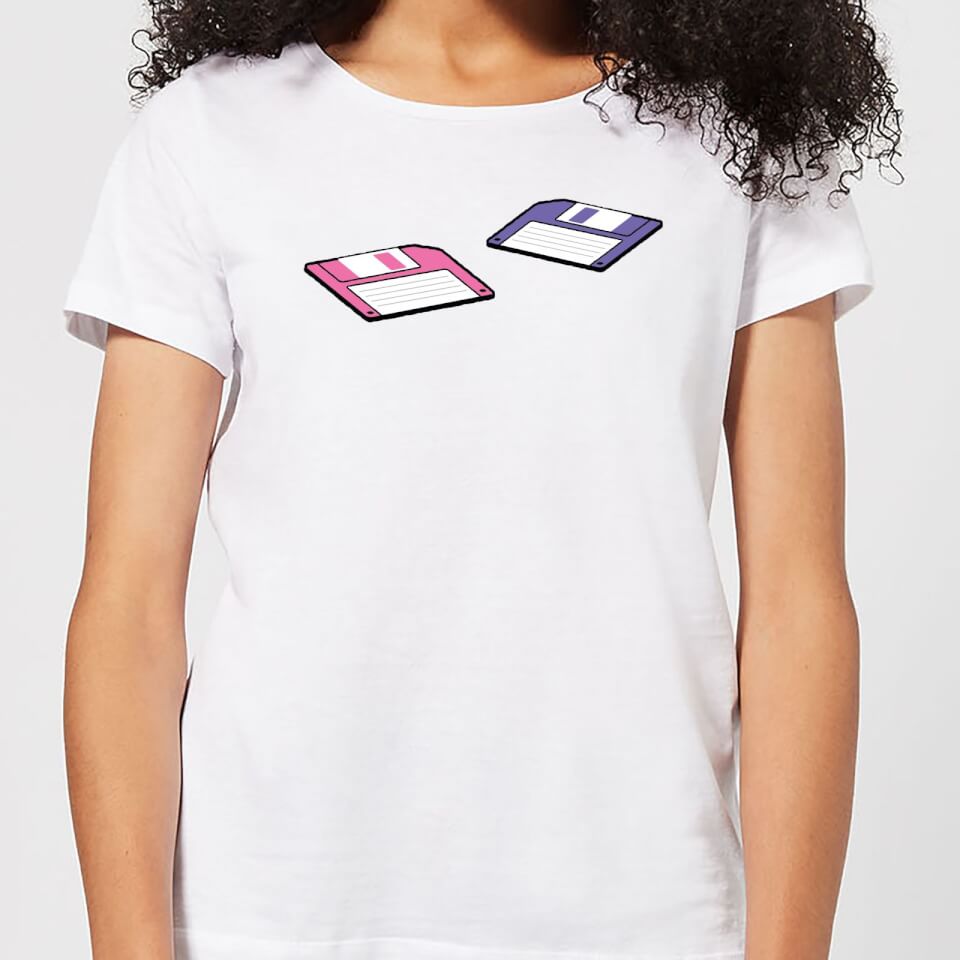 Floppy Disks Women's T-Shirt - White