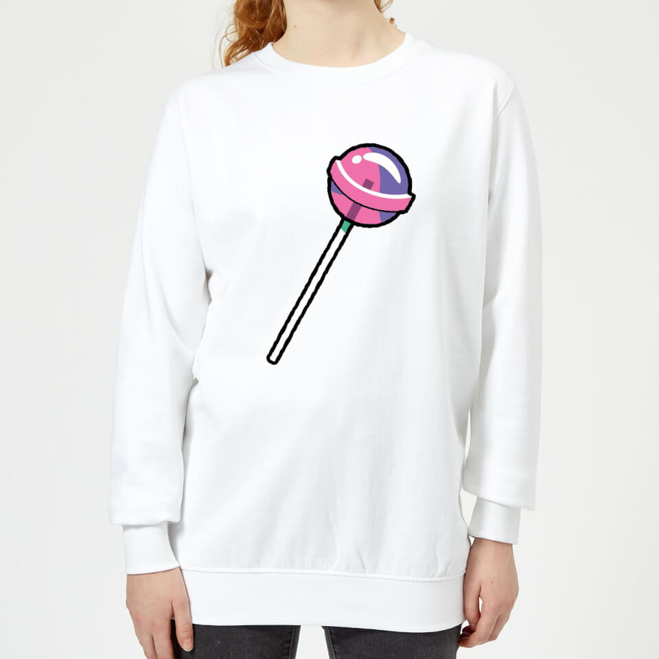 Lollypop Women's Sweatshirt - White