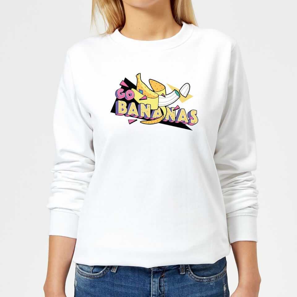 Go Bananas Women's Sweatshirt - White