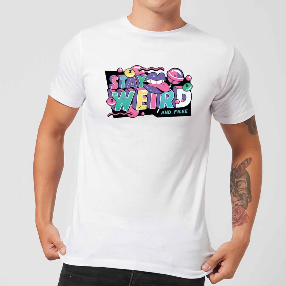 Stay Weird Men's T-Shirt - White