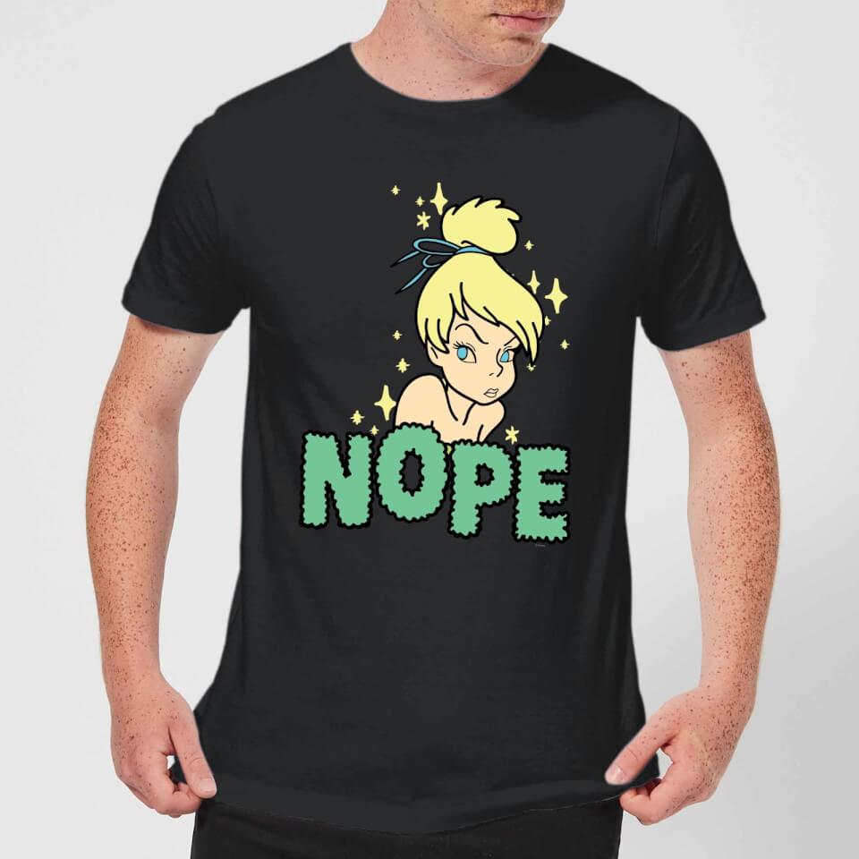 Disney Peter Pan Tinkerbell Nope Men's T-Shirt - Black