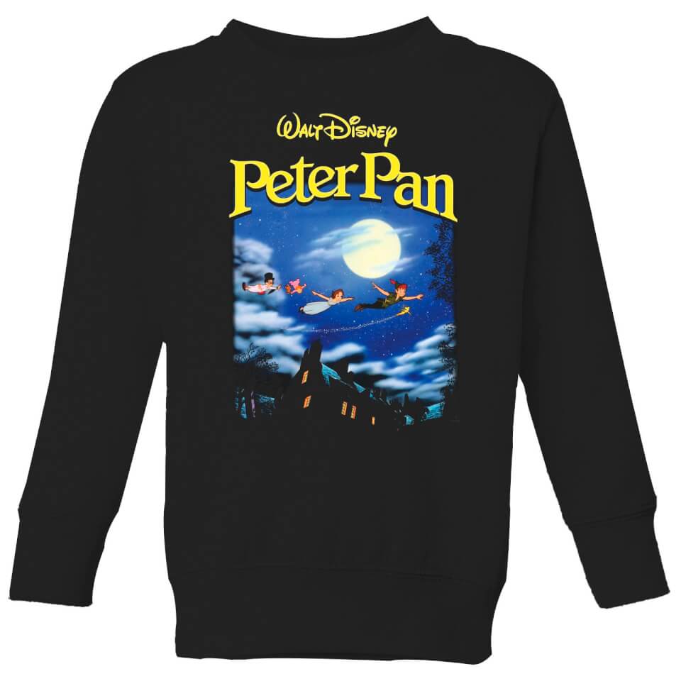 Disney Peter Pan Cover Kids' Sweatshirt - Black