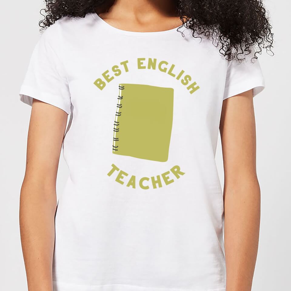Best English Teacher Women's T-Shirt - White