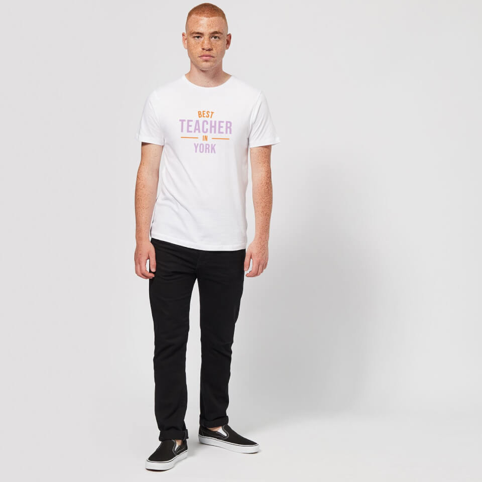 Best Teacher In York Men's T-Shirt - White 1