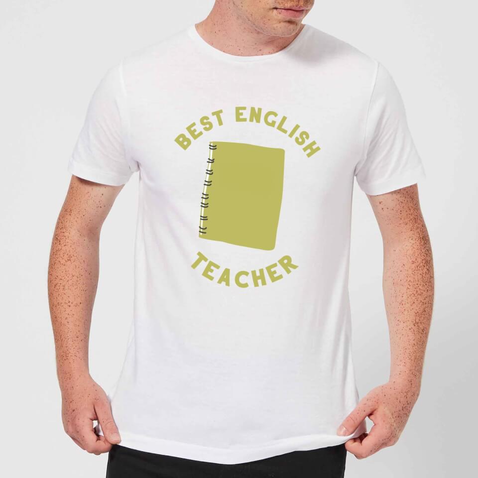 Best English Teacher Men's T-Shirt - White