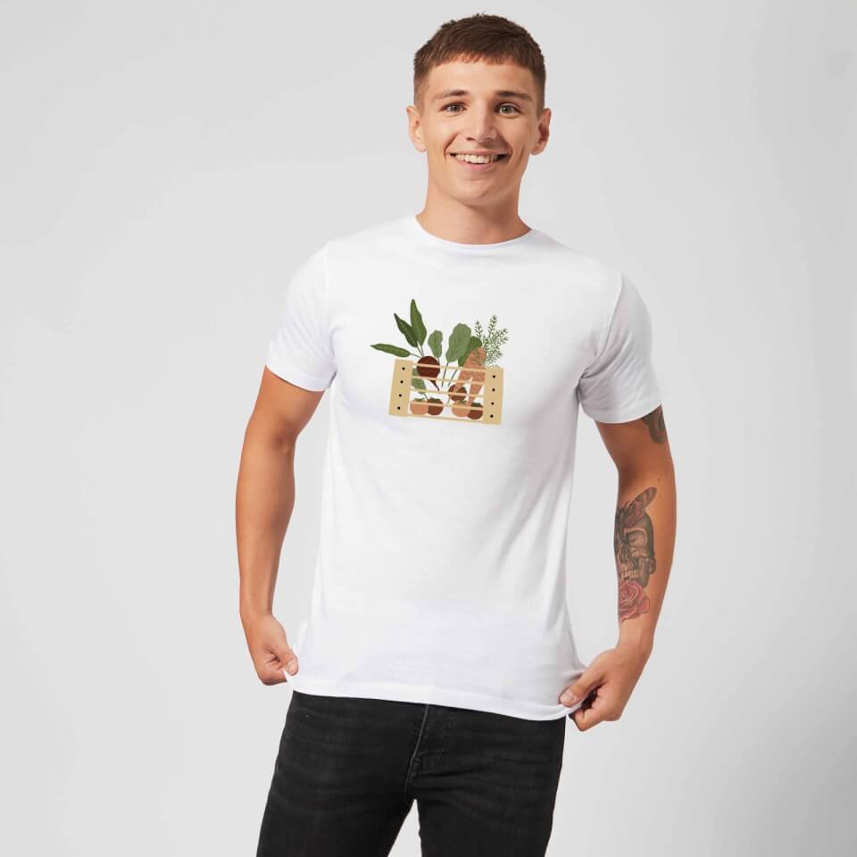 Vegetable Box Men's T-Shirt - White 1