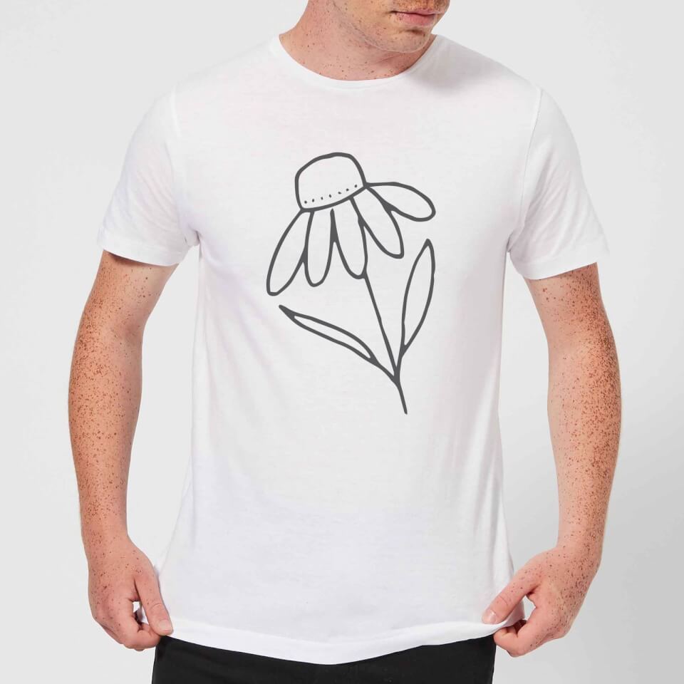 Flower Men's T-Shirt - White