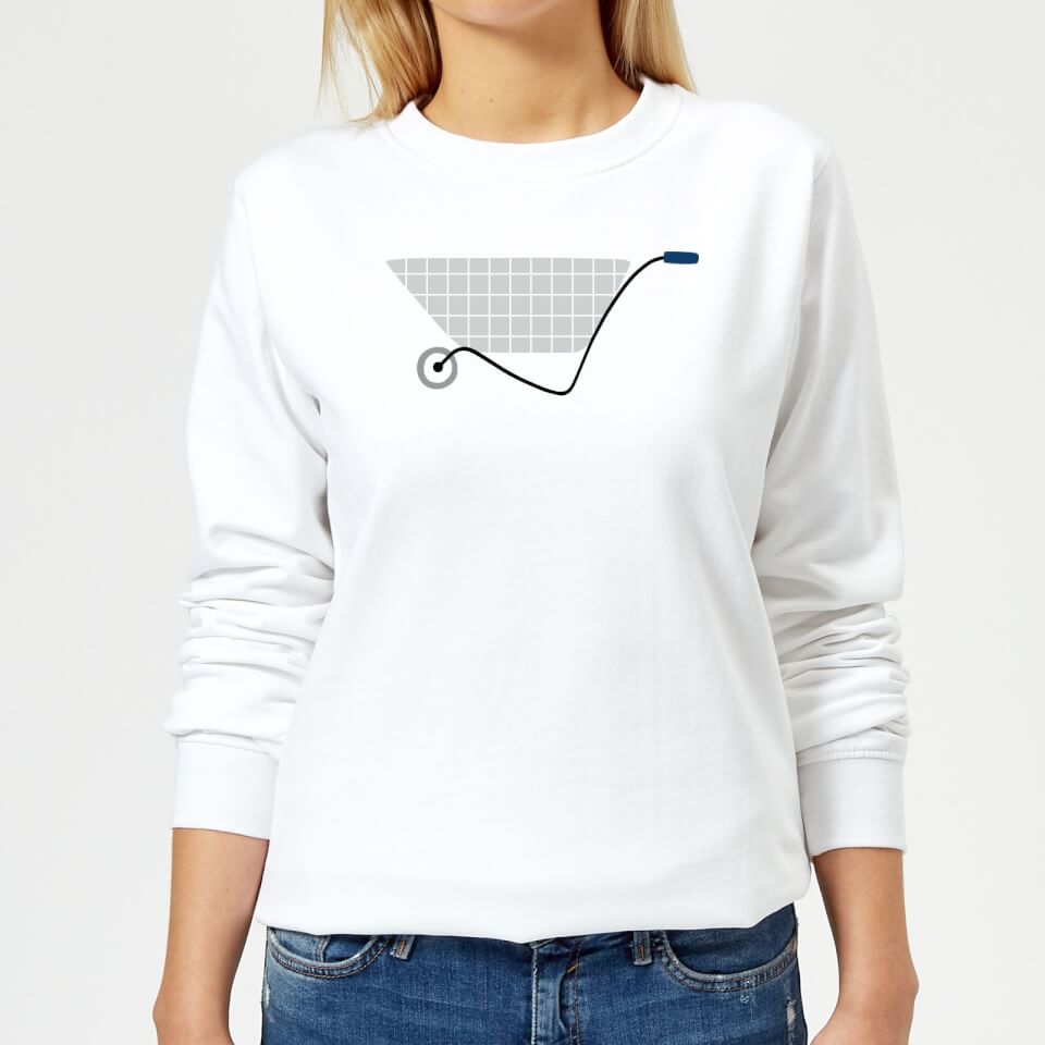 Wheel Barrow Women's Sweatshirt - White