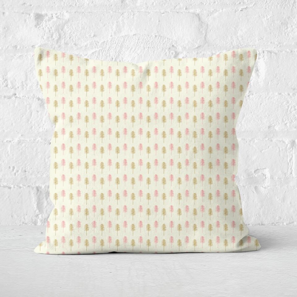Tall Tree Pattern Square Cushion