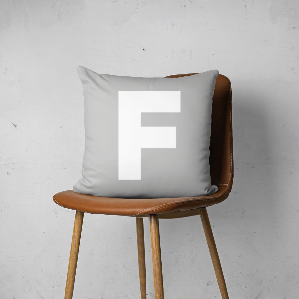 Letter F Square Cushion 2