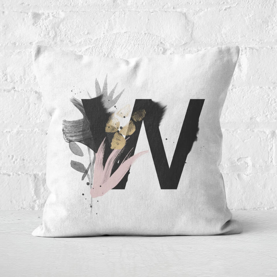 Wabi-Sabi W Square Cushion