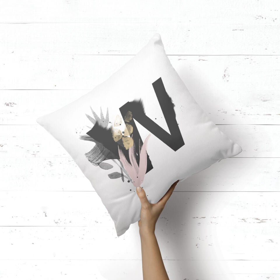 Wabi-Sabi W Square Cushion 1