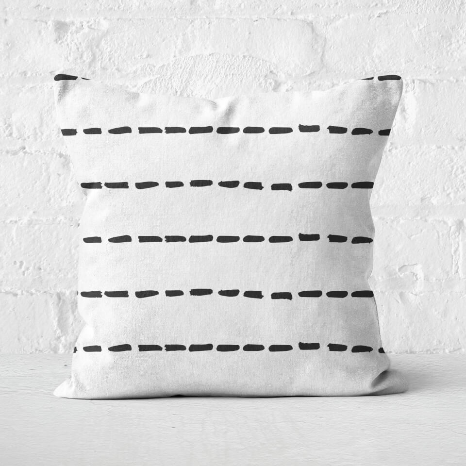 Dashes Square Cushion