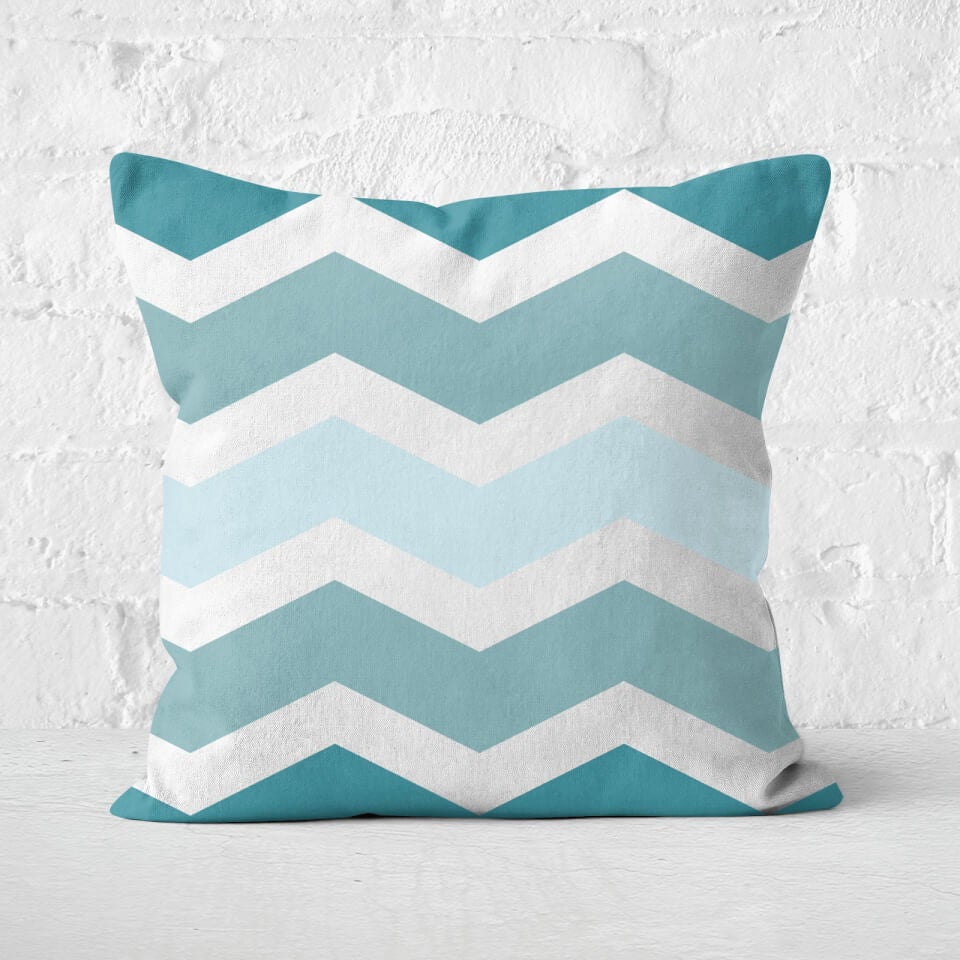 Zig Zags Square Cushion