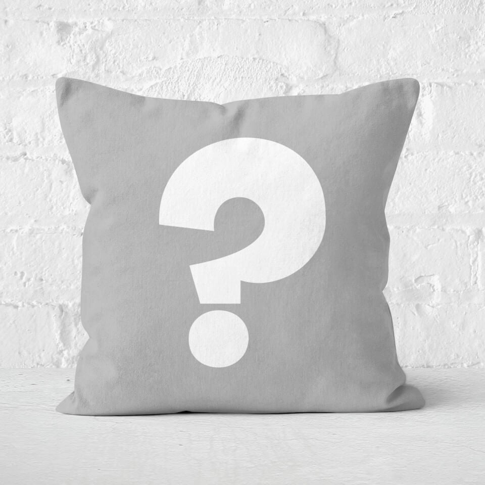 Grey ? Square Cushion