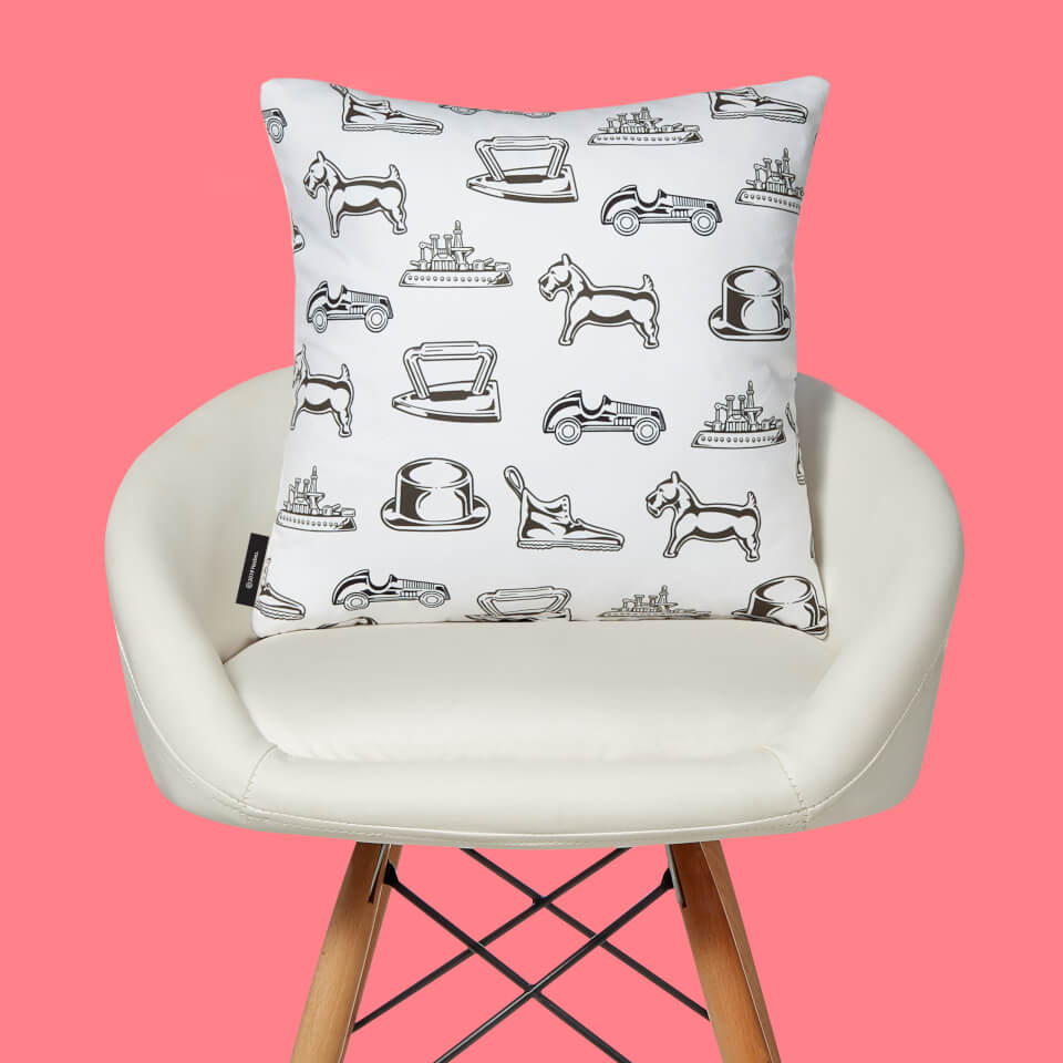 Monopoly Feet Up And Relax Square Cushion 0