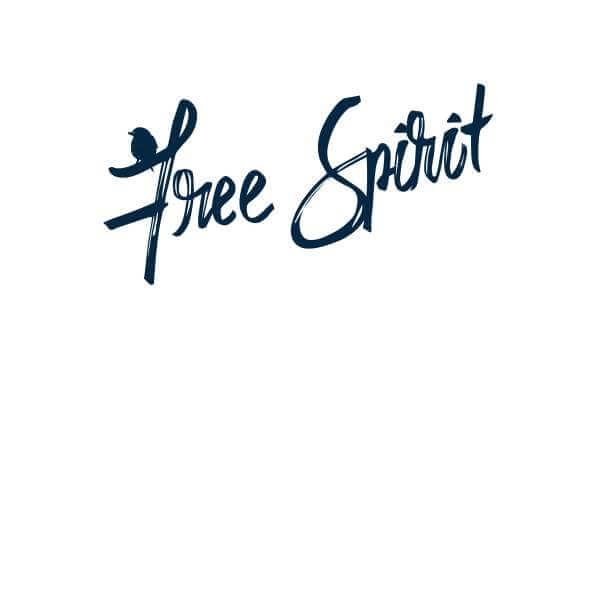 Hand Written Free Spirit Sweatshirt - White 0