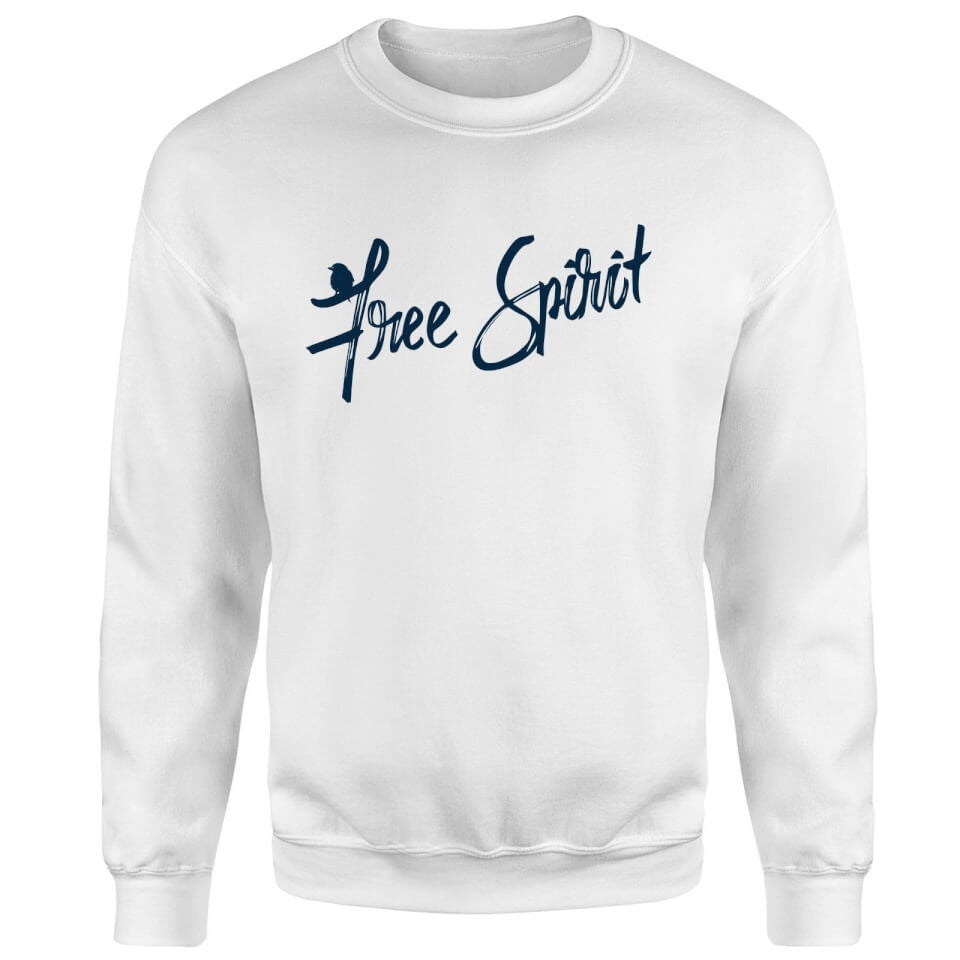 Hand Written Free Spirit Sweatshirt - White 2