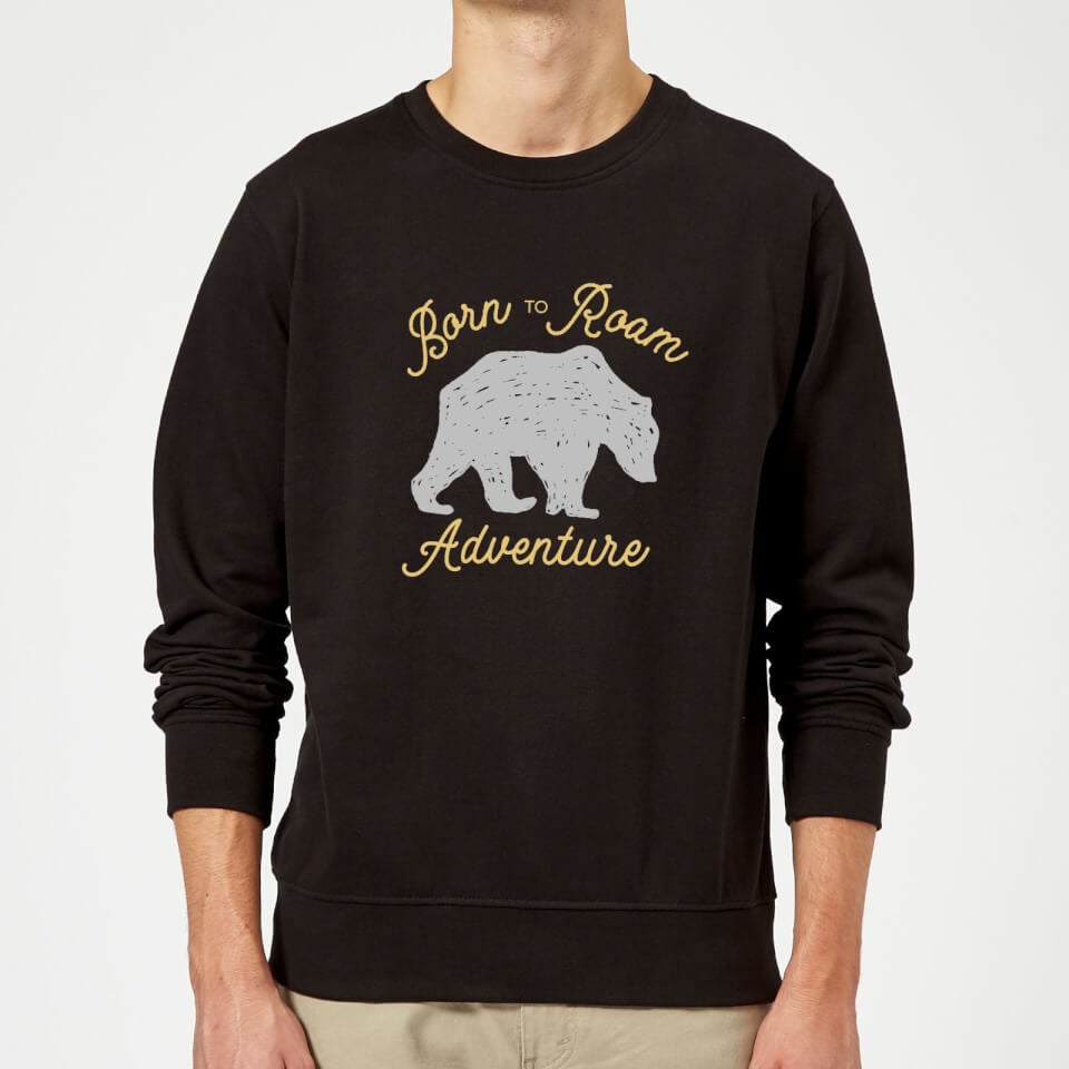 Adventure Born To Roam Sweatshirt - Black