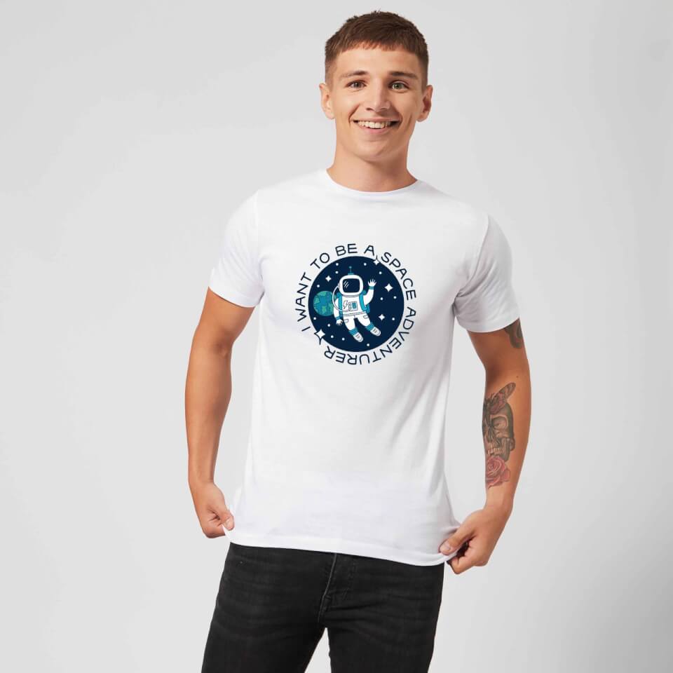I Want To Be A Space Adventurer Men's T-Shirt - White 1