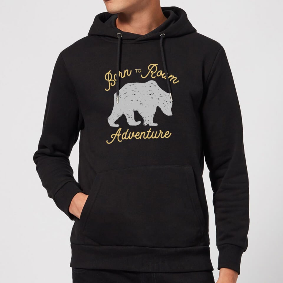 Adventure Born To Roam Hoodie - Black