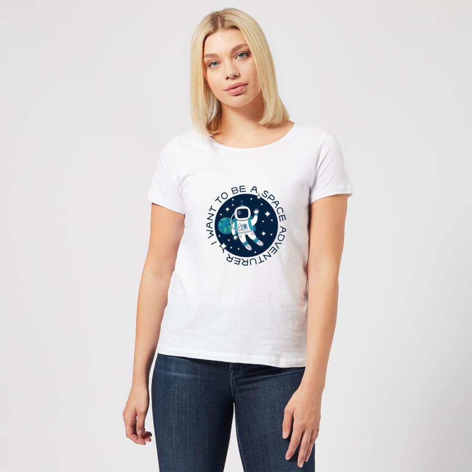 I Want To Be A Space Adventurer Women's T-Shirt - White 1